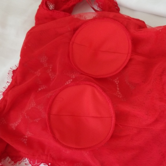 🤩HOSTPICK New Betsy & Adam Red Lace Mermaid Dress - Picture 7 of 7